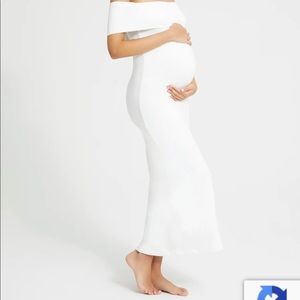 White M Bumpsuit The Bianca Dress